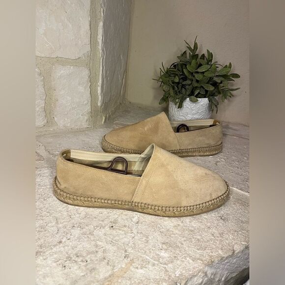 Scarosso Pablo beige suede espadrilles sz 43 - Picture 1 of 7